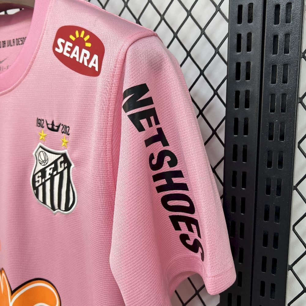 Maillot Retro Santos 11/12 - Rose