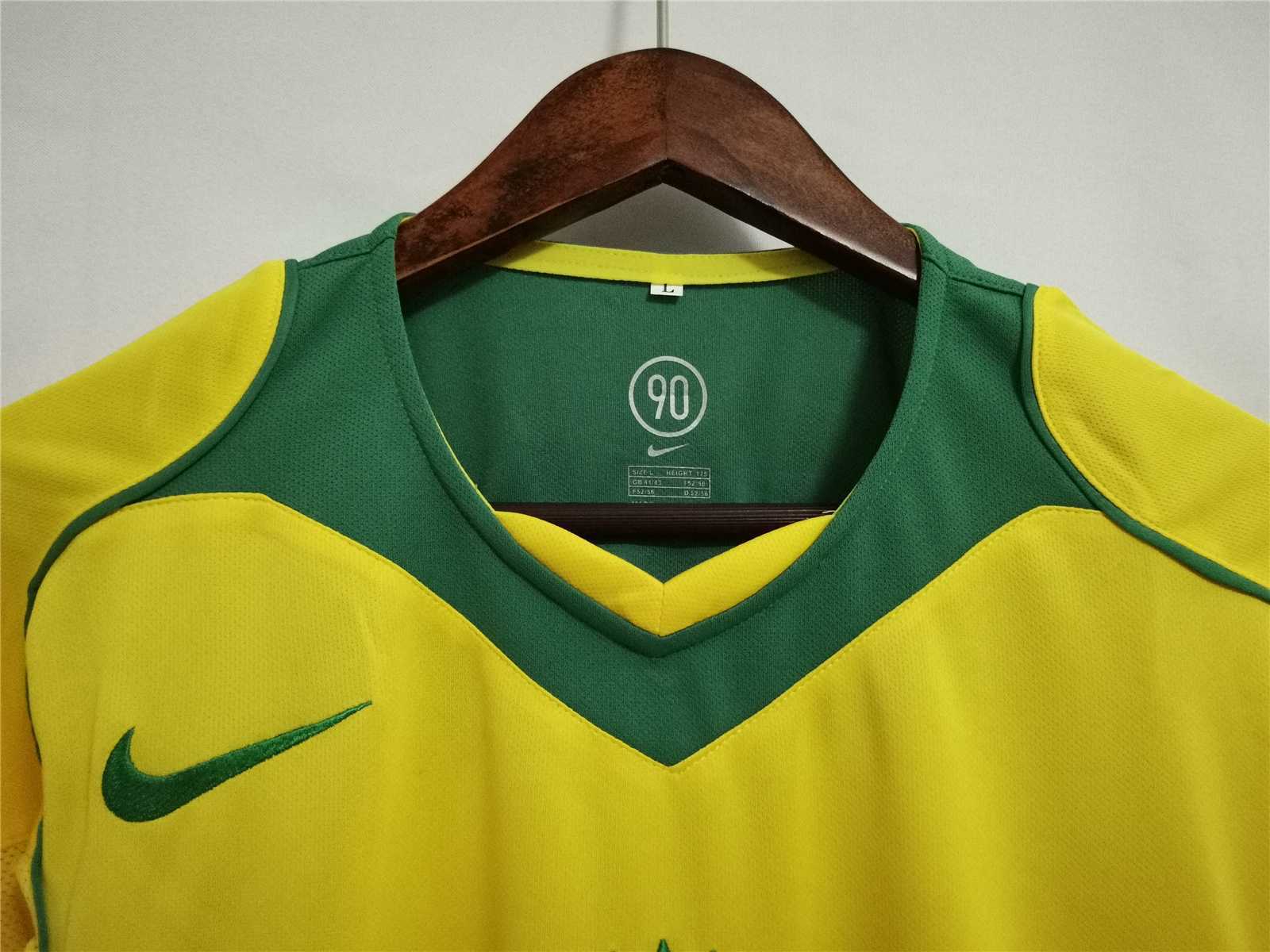 Maillot Retro Domicile Brésil 04/06