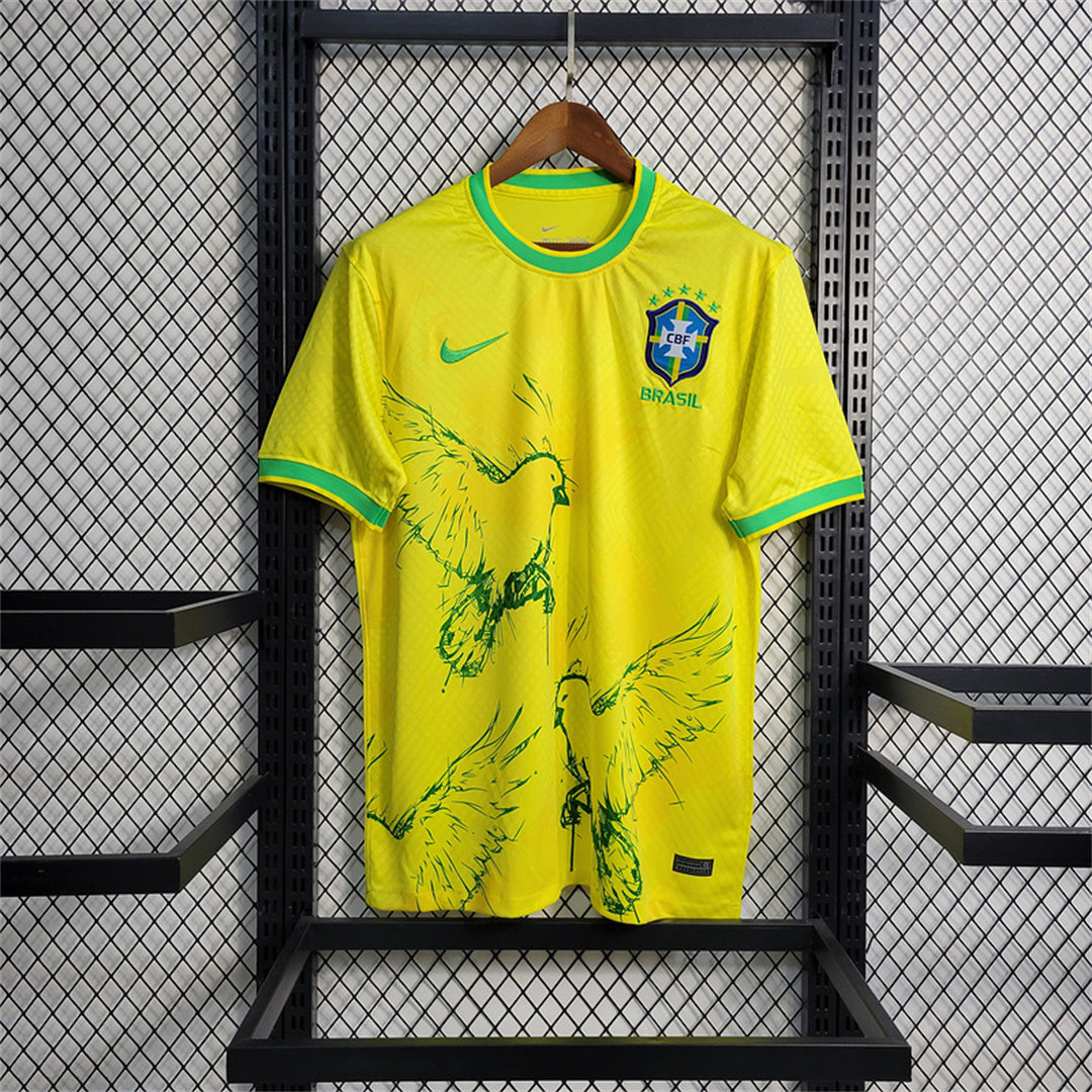 Maillot Concept Brésil Oiseaux - Jaune